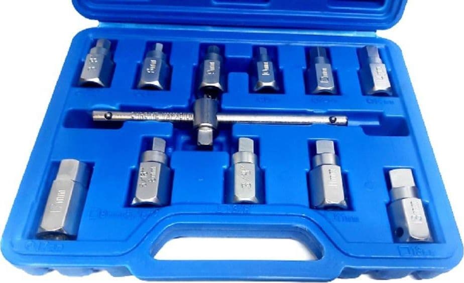 CHIAVE DEL CARTER QUADRATO ED ESAGONALE SET 12 PEZZI CHIAVI UNIVERSALI A BUSSOLA in prodotto Trade Shop italia - Napoli, commercioVirtuoso.it