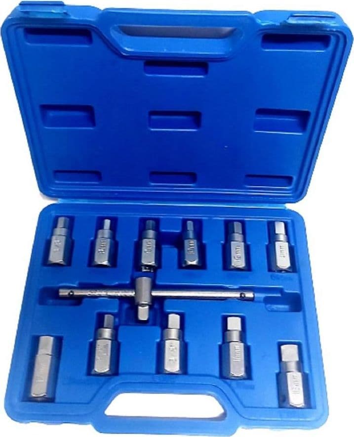 CHIAVE DEL CARTER QUADRATO ED ESAGONALE SET 12 PEZZI CHIAVI UNIVERSALI A BUSSOLA in prodotto Trade Shop italia - Napoli, commercioVirtuoso.it