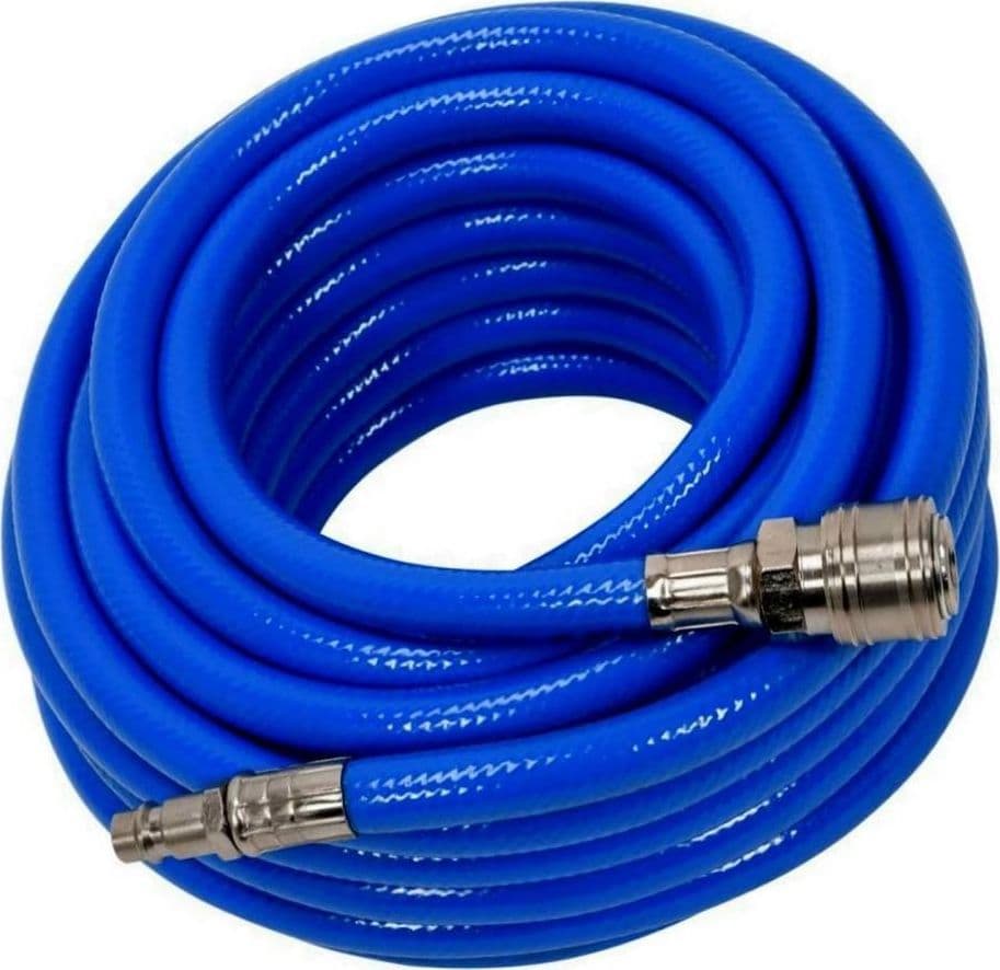 TUBO ARIA COMPRESSA FLESSIBILE PER COMPRESSORE 15 METRI RACCORDO RAPIDO 1/4″ in Tubi per aria compressa Trade Shop italia - Napoli, commercioVirtuoso.it