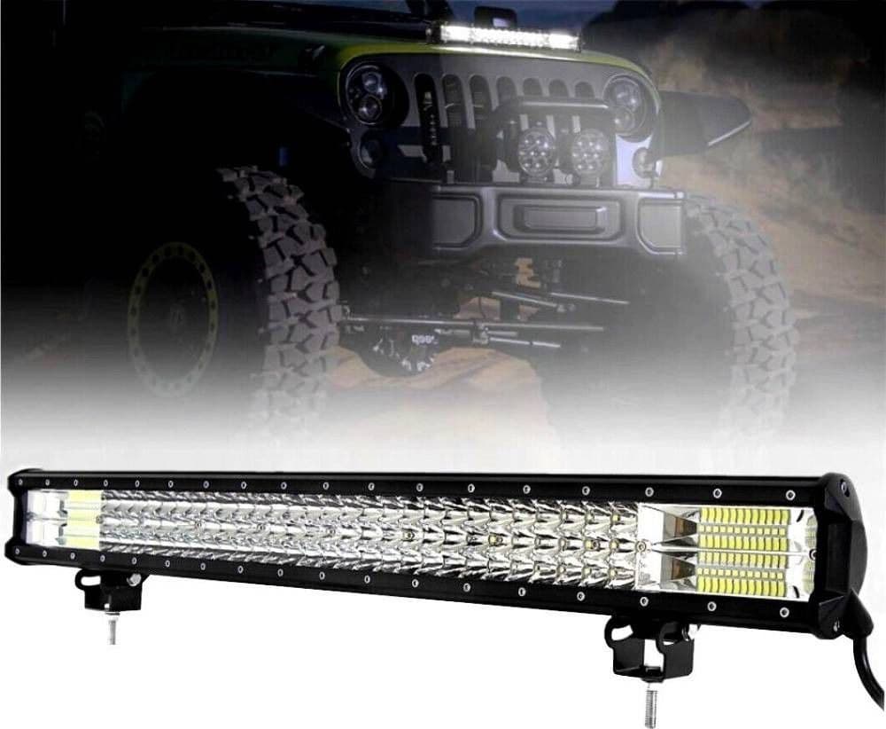 FARO BARRA SUPPLEMENTARE PROFONDITA AUTO FUORISTRADA 12V 24V 96 LED 288 W 6000K in Fari supplementari Trade Shop italia - Napoli, commercioVirtuoso.it