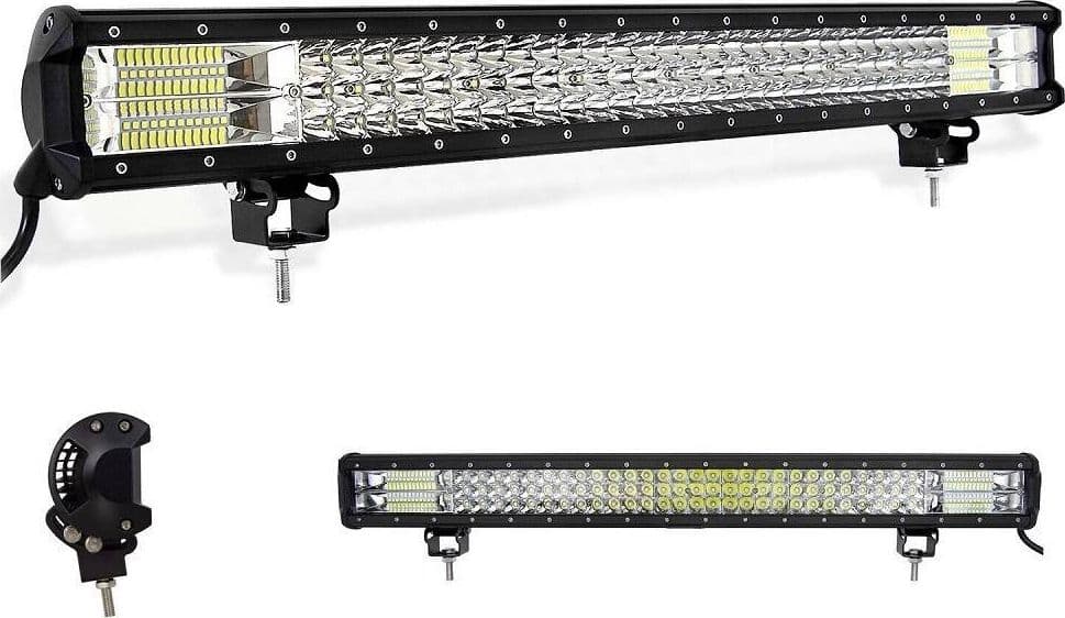 FARO BARRA SUPPLEMENTARE PROFONDITA AUTO FUORISTRADA 12V 24V 96 LED 288 W 6000K in Fari supplementari Trade Shop italia - Napoli, commercioVirtuoso.it