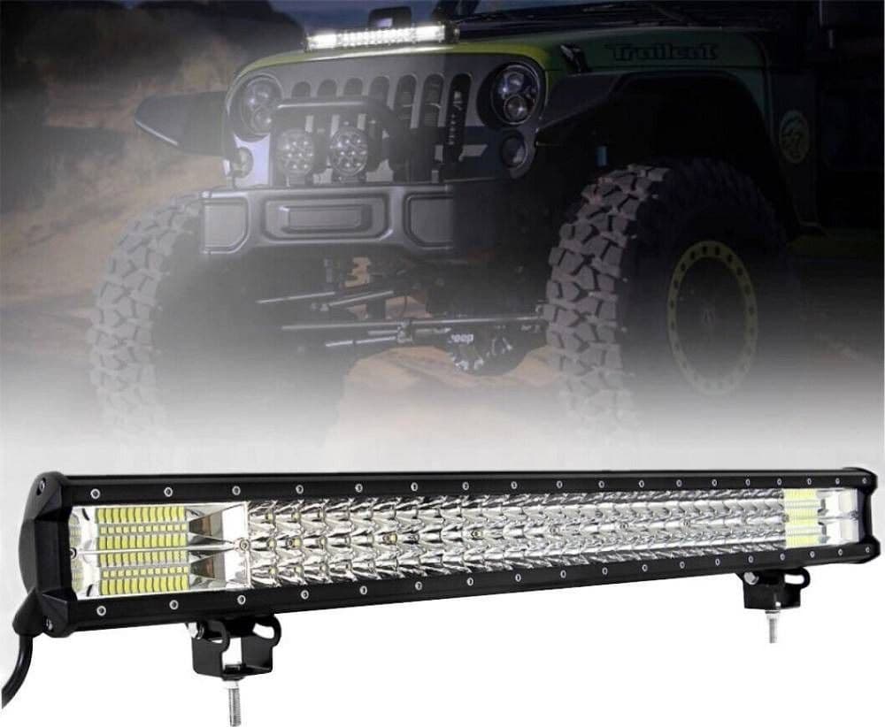 FARO BARRA SUPPLEMENTARE PROFONDITA AUTO FUORISTRADA 12V 24V 96 LED 288 W 6000K in Fari supplementari Trade Shop italia - Napoli, commercioVirtuoso.it