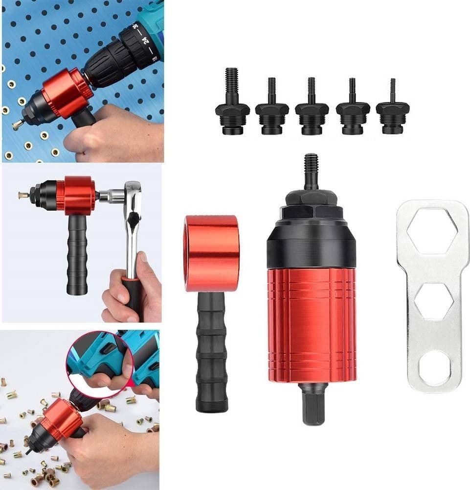 ADATTATORE PER RIVETTI ELETTRICI PER TRAPANO A BATTERIA M3 M4 M5 M6 M8 UTENSILI in Rivettatrici Trade Shop italia - Napoli, commercioVirtuoso.it