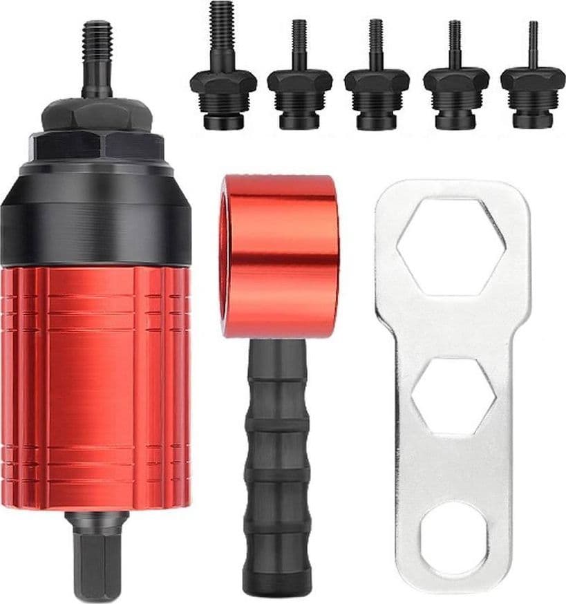 ADATTATORE PER RIVETTI ELETTRICI PER TRAPANO A BATTERIA M3 M4 M5 M6 M8 UTENSILI in Rivettatrici Trade Shop italia - Napoli, commercioVirtuoso.it
