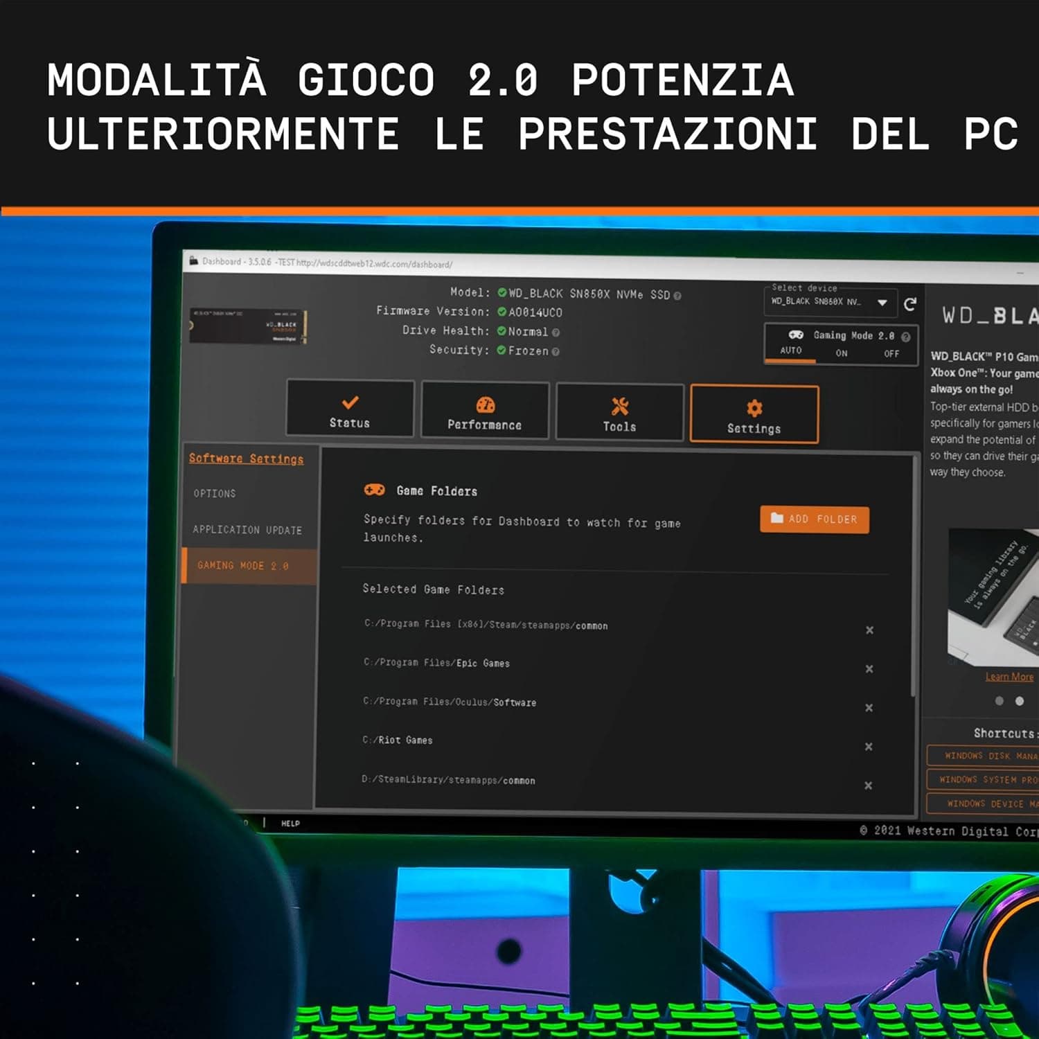 Western Digital SSD SN850X M.2 2280 2TB WDS200T2X0E in  Prezzo Bomba Store - Casalnuovo di Napoli, commercioVirtuoso.it