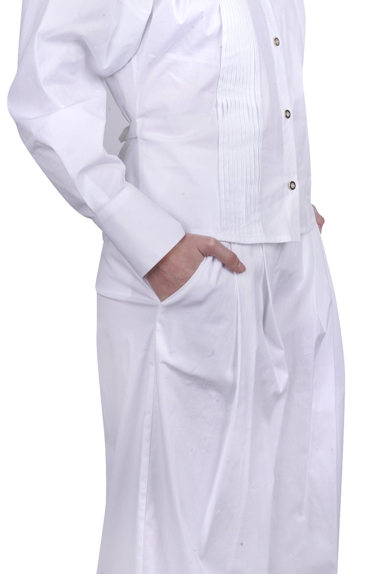 Semi-Couture Semi Couture - Pantalone - 470949 - Bianco da donna in Pantaloni Drestige - Casamassima, commercioVirtuoso.it