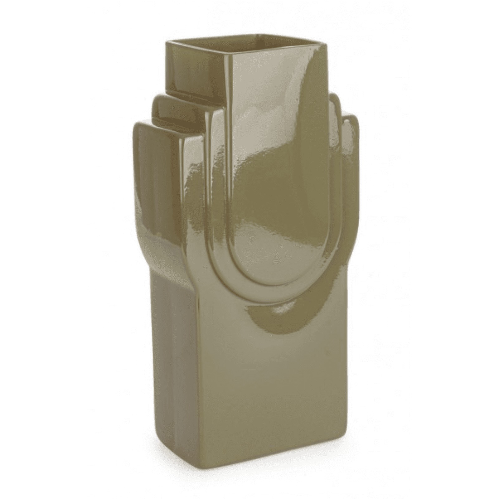 Vaso "frey" rettangolare in vetro 16x10x31,5h - 3