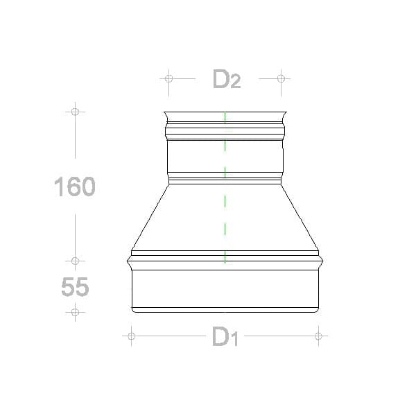 Riduzione in rame da M 130 a F variabile in Raccordi di riduzione Aloiserw.com - Altomonte, commercioVirtuoso.it