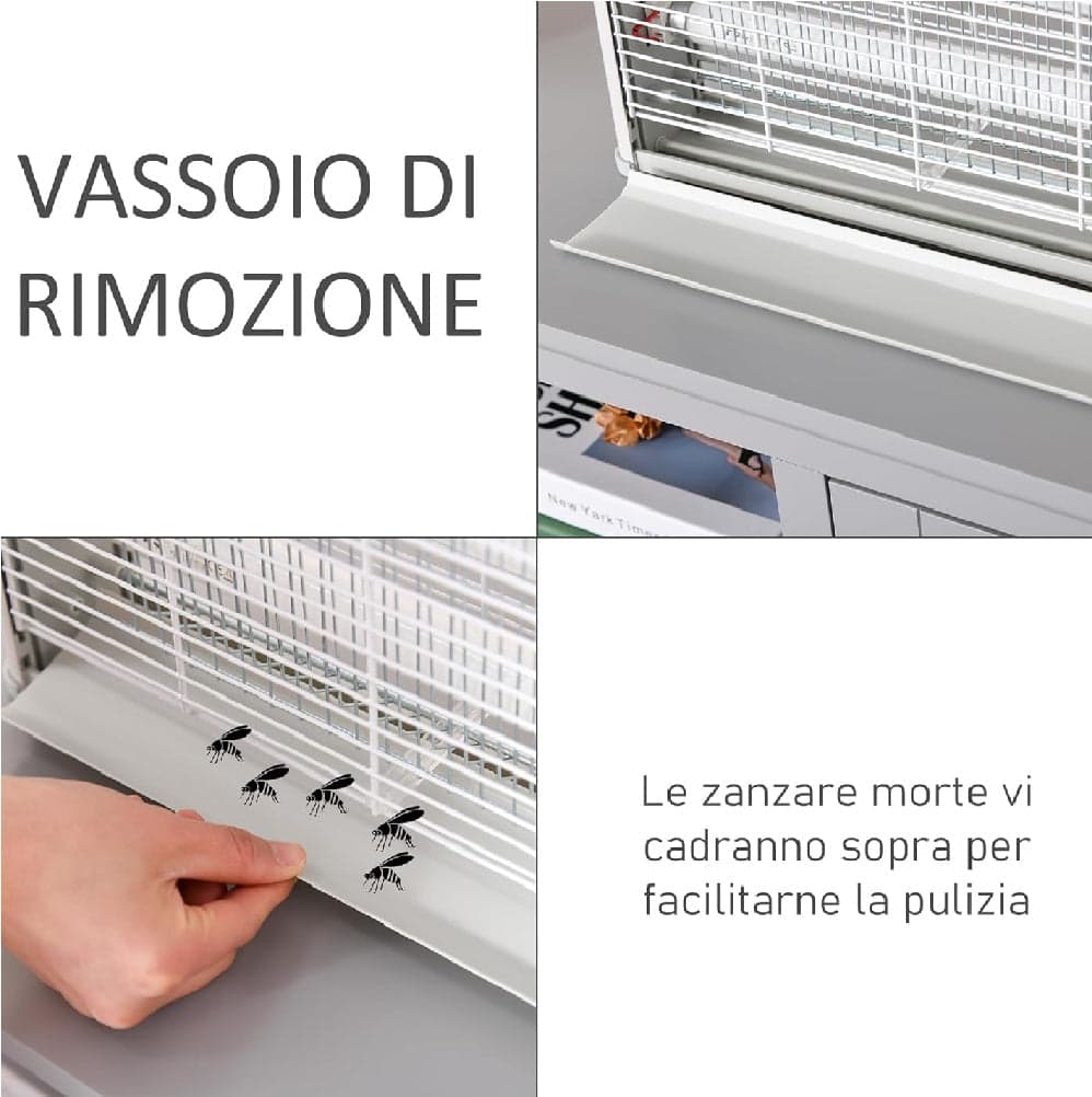 Zanzariera Elettrica Slim 2 Lampade UV LED 20W per Zanzare e Mosche senza sostanze chimiche in Zanzariere elettriche Danyx - Casoria, commercioVirtuoso.it