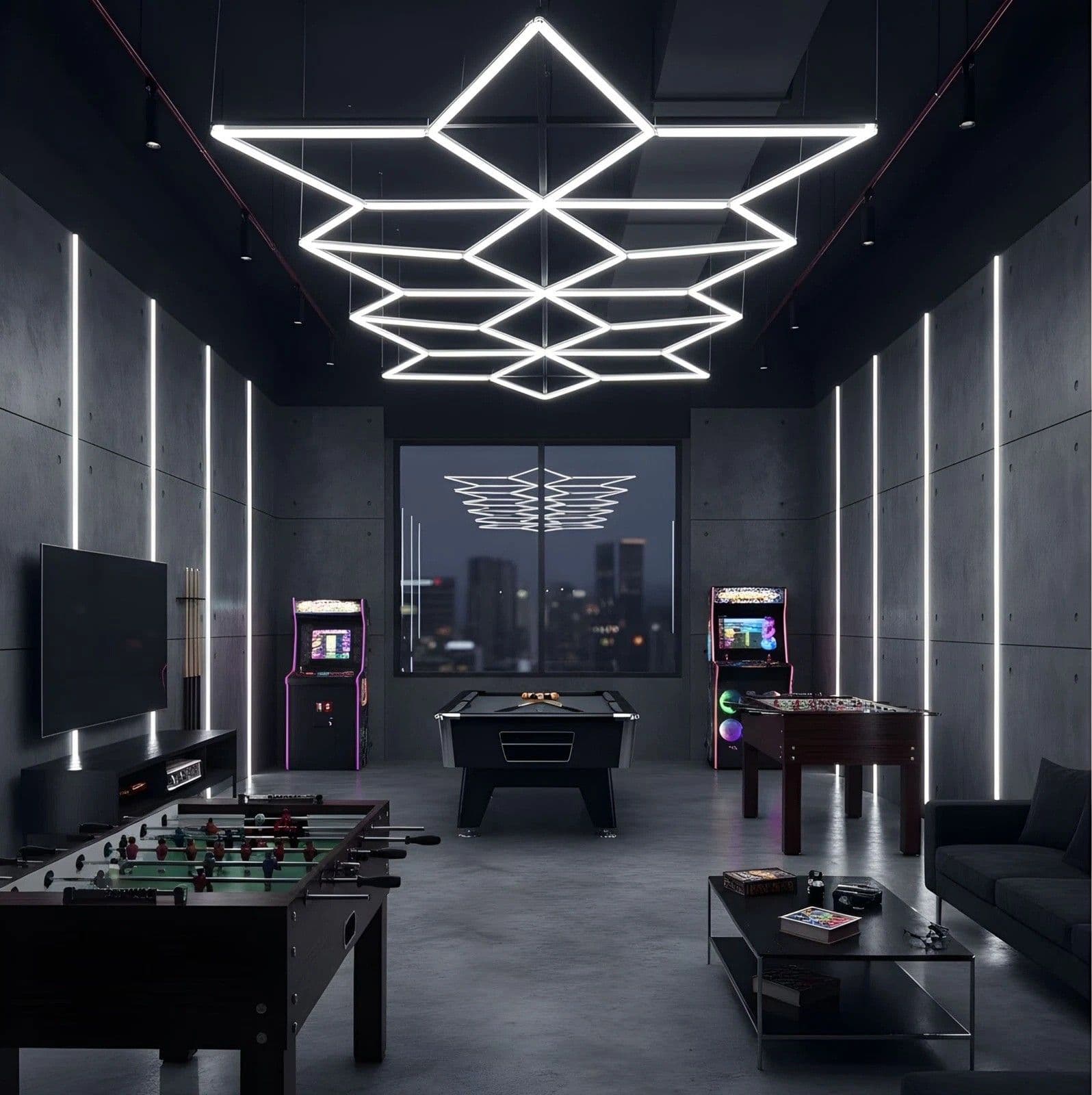 Luci Led Soffitto Poligonali Garage Lampada Diamante 16 Rombi 609w 6500K in prodotto Zencoccostore - Formia, commercioVirtuoso.it