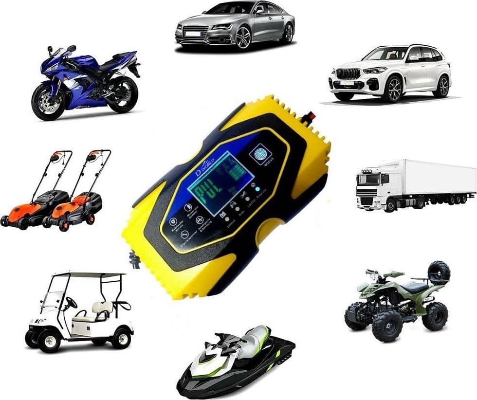 CARICABATTERIE INTELLIGENTE AVVIATORE EMERGENZA BATTERIA AUTO 12V-8A 24V-6A J40 in Avviatori di emergenza Trade Shop italia - Napoli, commercioVirtuoso.it