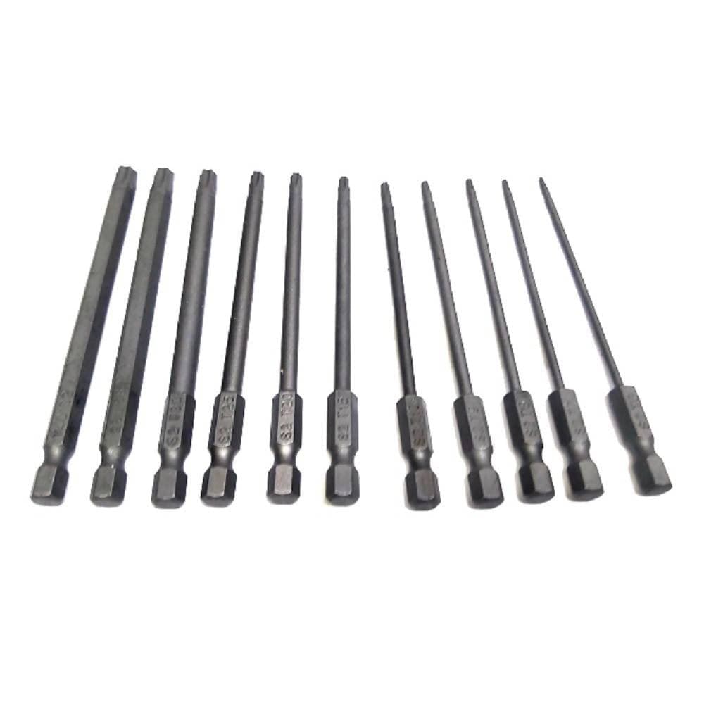 SET 11 INSERTI DA T6 A T40 100MM CACCIAVITI TORX PER AVVITATORE ESAGONALE 1/4" in Set punte per cacciavite Trade Shop italia - Napoli, commercioVirtuoso.it