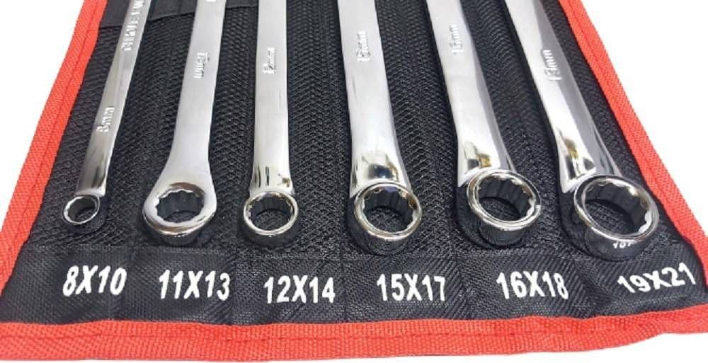 SET 6 PZ CHIAVI INGLESI EXTRA LUNGO DOUBLE CHIAVI POLIGONALI DA 8MM-21MM METRICO in Chiavi combinate Trade Shop italia - Napoli, commercioVirtuoso.it