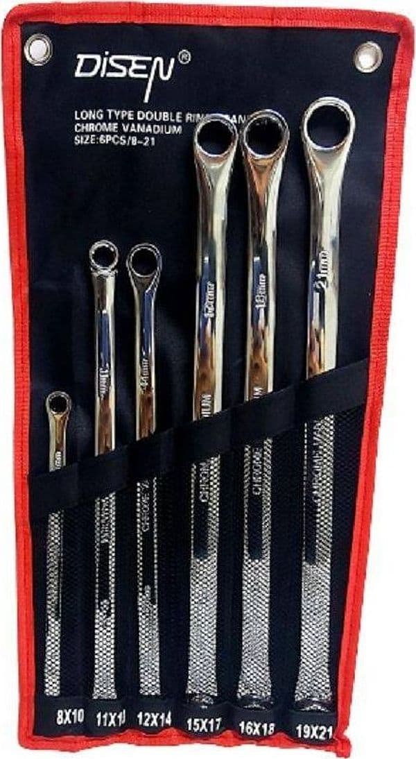 SET 6 PZ CHIAVI INGLESI EXTRA LUNGO DOUBLE CHIAVI POLIGONALI DA 8MM-21MM METRICO in Chiavi combinate Trade Shop italia - Napoli, commercioVirtuoso.it