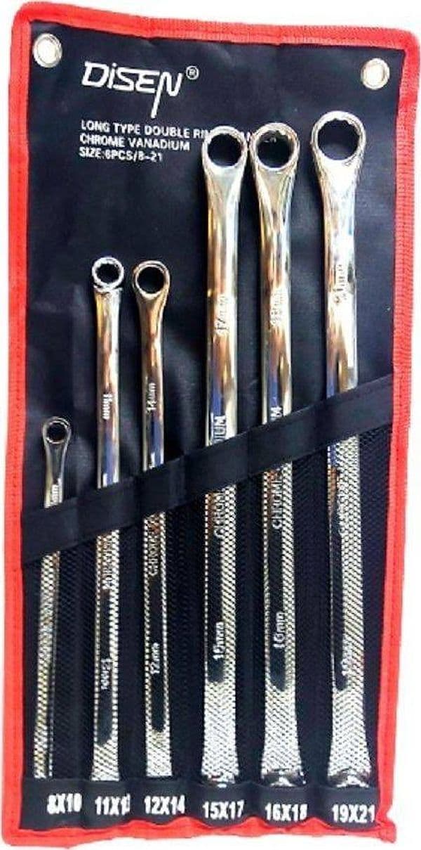 SET 6 PZ CHIAVI INGLESI EXTRA LUNGO DOUBLE CHIAVI POLIGONALI DA 8MM-21MM METRICO in Chiavi combinate Trade Shop italia - Napoli, commercioVirtuoso.it