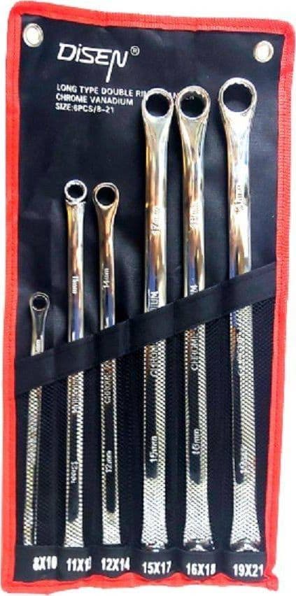 SET 6 PZ CHIAVI INGLESI EXTRA LUNGO DOUBLE CHIAVI POLIGONALI DA 8MM-21MM METRICO in Chiavi combinate Trade Shop italia - Napoli, commercioVirtuoso.it