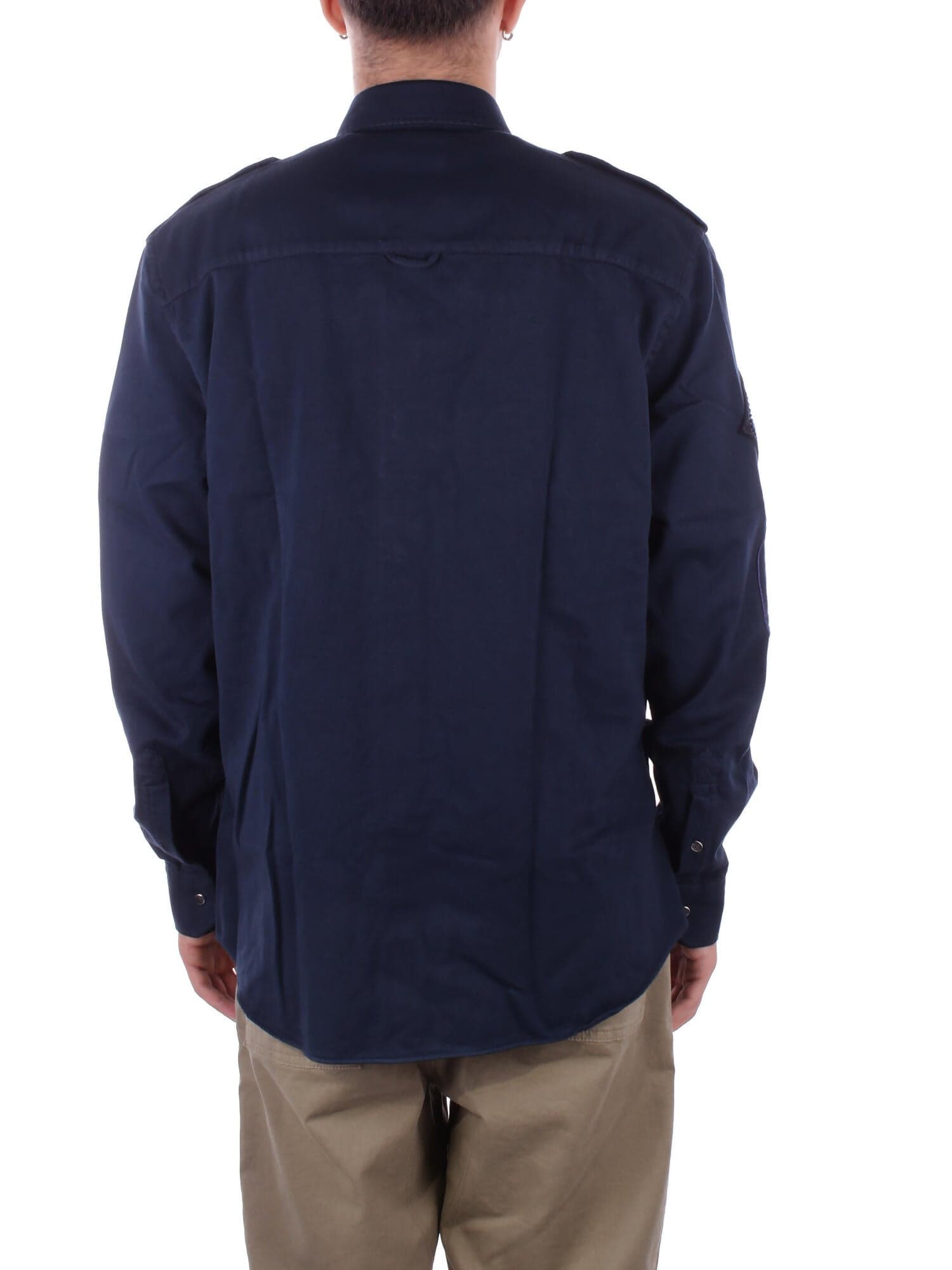 Dondup Camicie Blu da uomo in Camicie casual Drestige - Casamassima, commercioVirtuoso.it