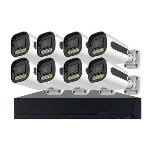 KIT VIDEOSORVEGLIANZA HD 8 CANALI TELECAMERE IP Network POE 6 MP FULL COLOR NVR in prodotto Zencoccostore - Formia, commercioVirtuoso.it