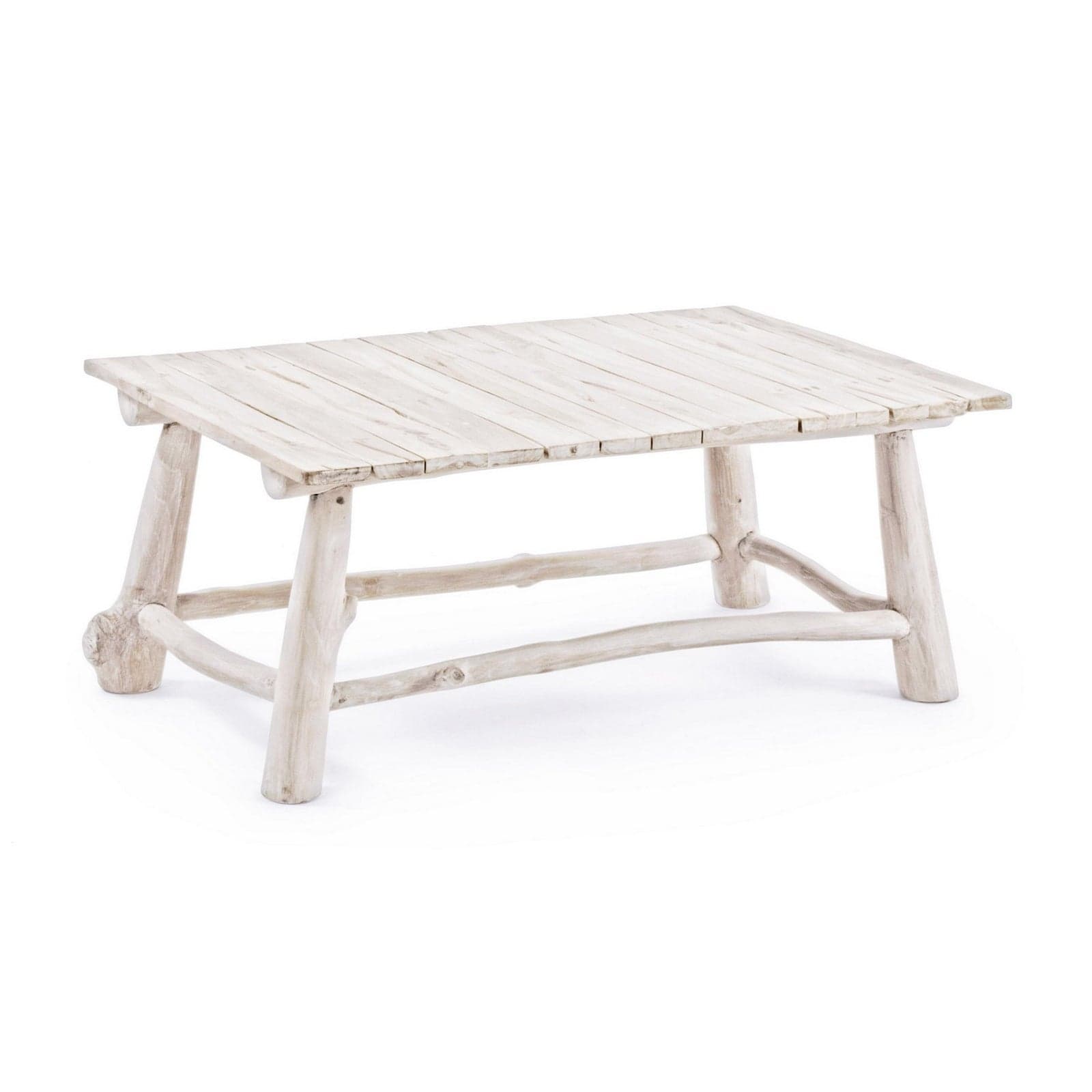 Tavolino "Sahel" con rami di teak sbiancato per arredamento - 18