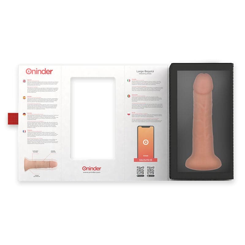 ONINDER - DILDO VIBRATORE GRANDE BOGOTÁ 9 VELOCITÀ NATURALE 22 CM -O- 4.5 CM - APP GRATUITA in Dildo realistici Desideria Shop - Latina, commercioVirtuoso.it
