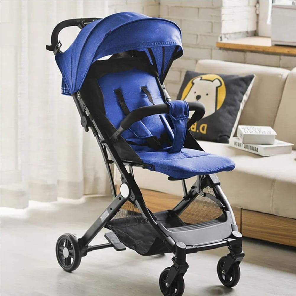 Passeggino Ultraleggero Chiusura Facilitata Salvaspazio Portata 15 kg Blu in Passeggini compatti Danyx - Casoria, commercioVirtuoso.it