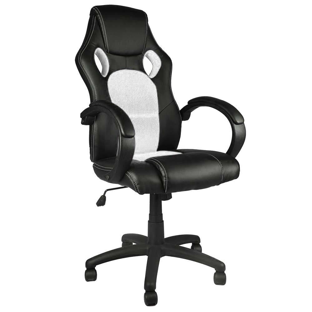 Sedia Gaming Poltrona Ufficio Direzionale 5Ruote Girevoli Sportiva Racer Nero Grigio in Sedie da scrivania Danyx - Casoria, commercioVirtuoso.it