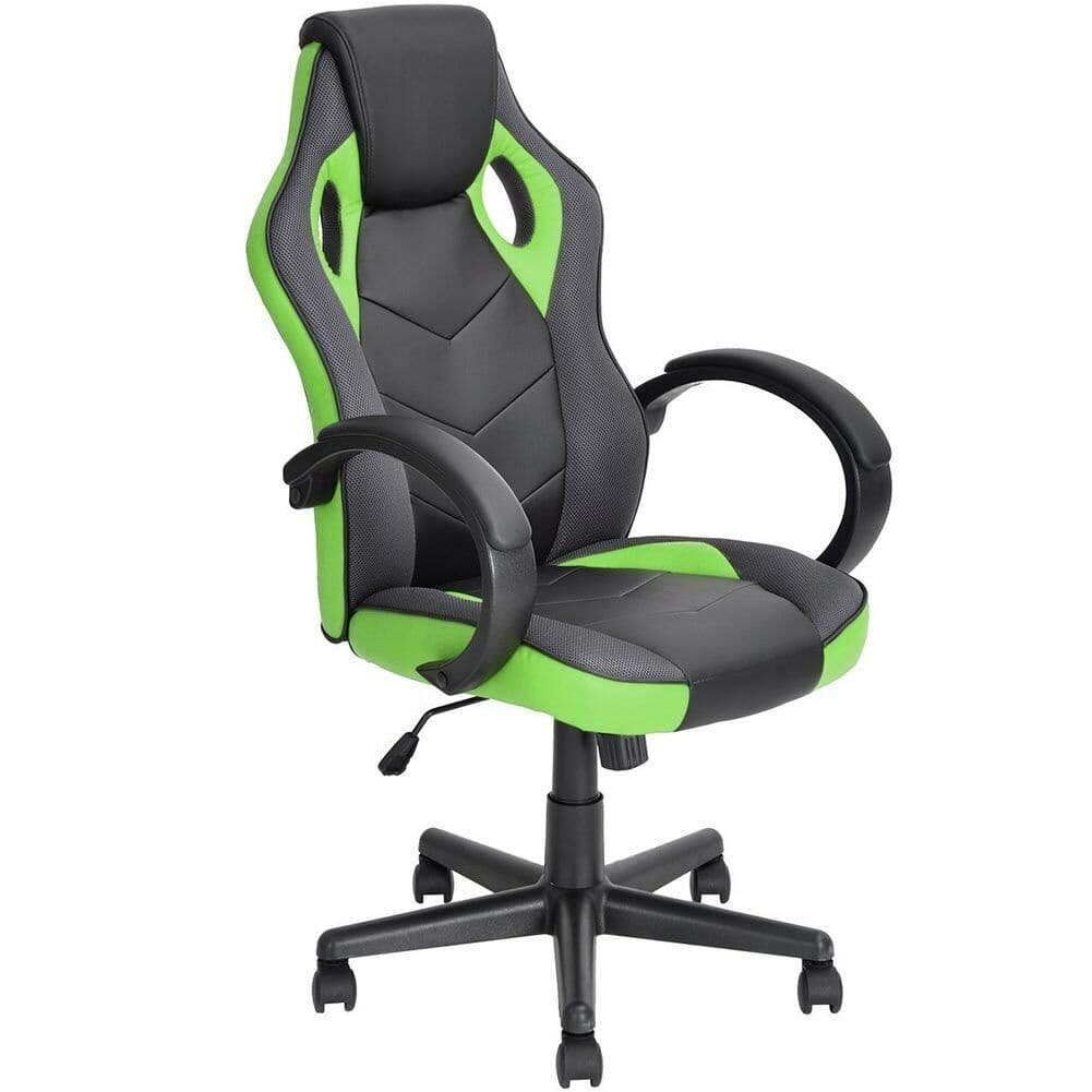 Sedia Gaming Poltrona Ufficio Direzionale 5Ruote Girevoli Sportiva Racer Nero Verde in Sedie da scrivania Danyx - Casoria, commercioVirtuoso.it