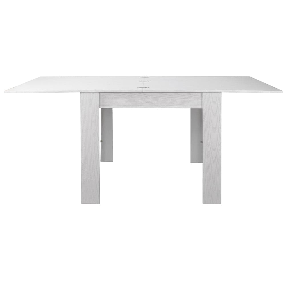 Tavolo da Pranzo Quadrato 90x90cm Allungabile a 180cm Apertura a Libro Bianco in Tavoli da sala da pranzo Danyx - Casoria, commercioVirtuoso.it
