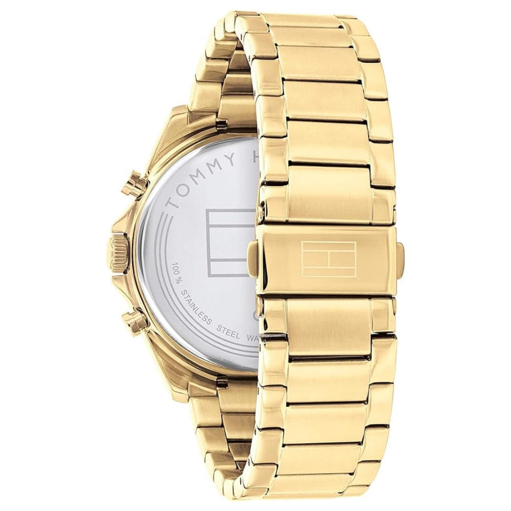 Tommy Hilfiger Orologio Analogico Multifunzione al Quarzo da Uomo con Cinturino in Acciaio Inossidabile Dorato - 1710447 in Orologi da polso Dupers Club - Campo di Giove, commercioVirtuoso.it