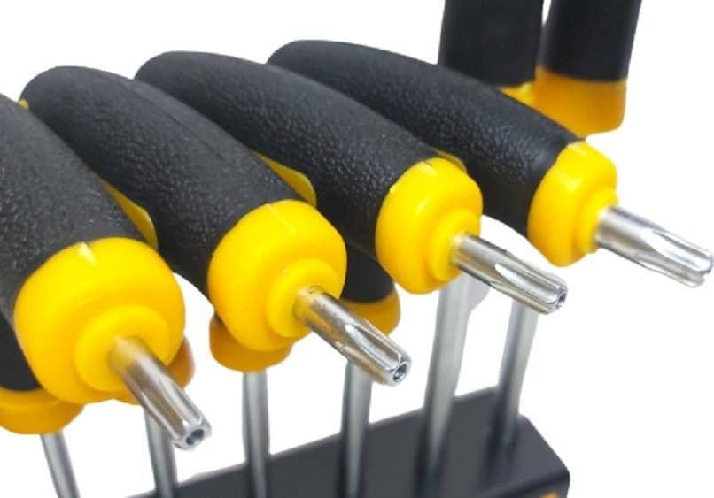 SET 10 PZ CHIAVI TORX CON IMPUGNATURA A T CACCIAVITI MANICO ANTISCIVOLO 262009 in Chiavi esagonali Trade Shop italia - Napoli, commercioVirtuoso.it