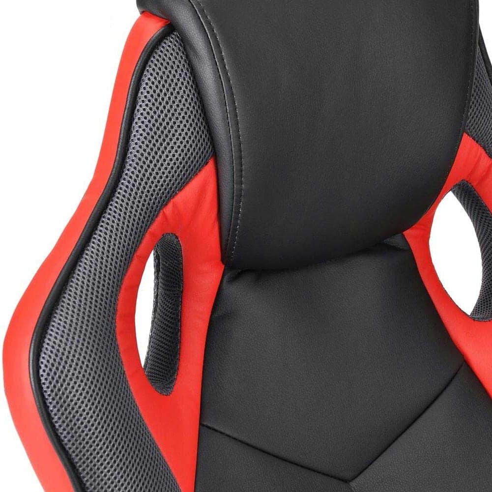 Sedia Gaming Poltrona Ufficio Direzionale 5Ruote Girevoli Sportiva Racer Nero Rosso in Sedie da scrivania Danyx - Casoria, commercioVirtuoso.it
