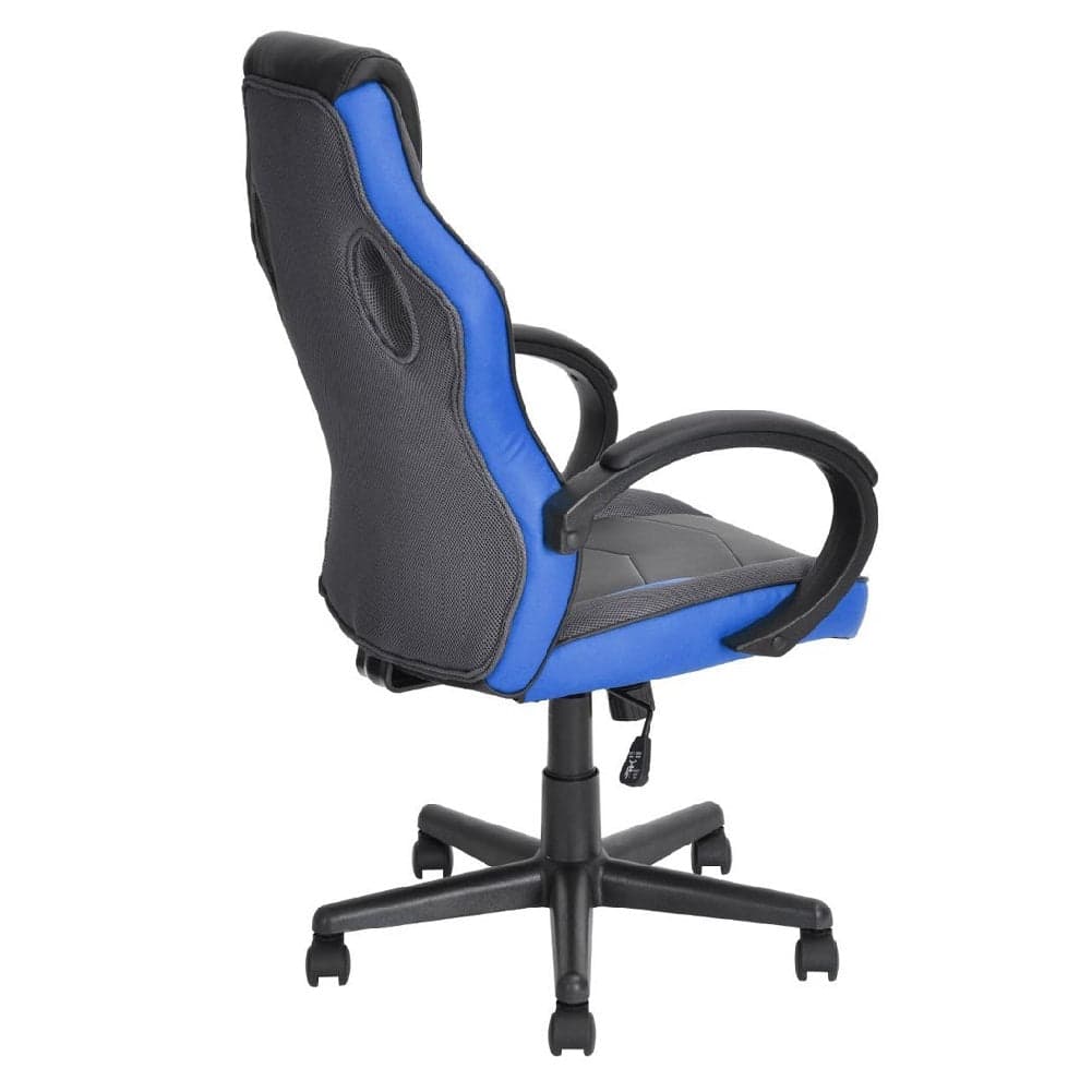Sedia Gaming Poltrona Ufficio Direzionale 5Ruote Girevoli Sportiva Racer Nero Blu in Sedie da scrivania Danyx - Casoria, commercioVirtuoso.it