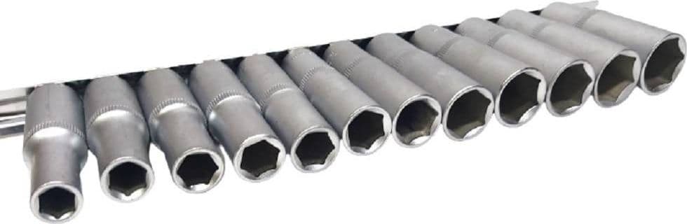 SET DI CHIAVI BUSSOLA LUNGHE DA 1/2 CHROME VANADIUM 10 A 24 MM 12 PEZZI MR70253 in Chiavi a bussola Trade Shop italia - Napoli, commercioVirtuoso.it