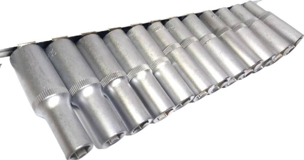 SET DI CHIAVI BUSSOLA LUNGHE DA 1/2 CHROME VANADIUM 10 A 24 MM 12 PEZZI MR70253 in Chiavi a bussola Trade Shop italia - Napoli, commercioVirtuoso.it