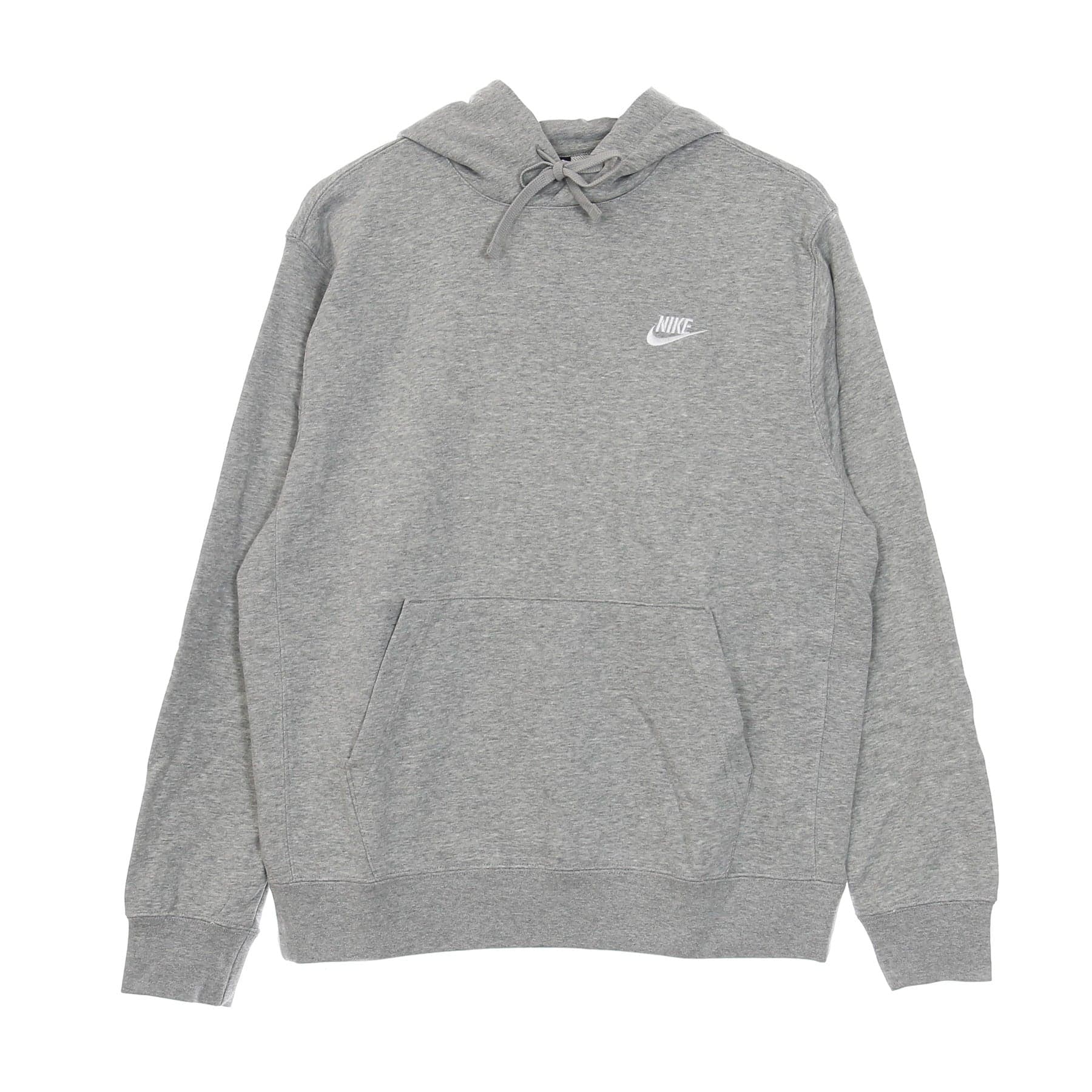 Nike Felpa Leggera Cappuccio Uomo Sportswear Club Hoodie Dk Grey Heather/matte Silver/white da uomo in Felpe con cappuccio Drestige - Casamassima, commercioVirtuoso.it