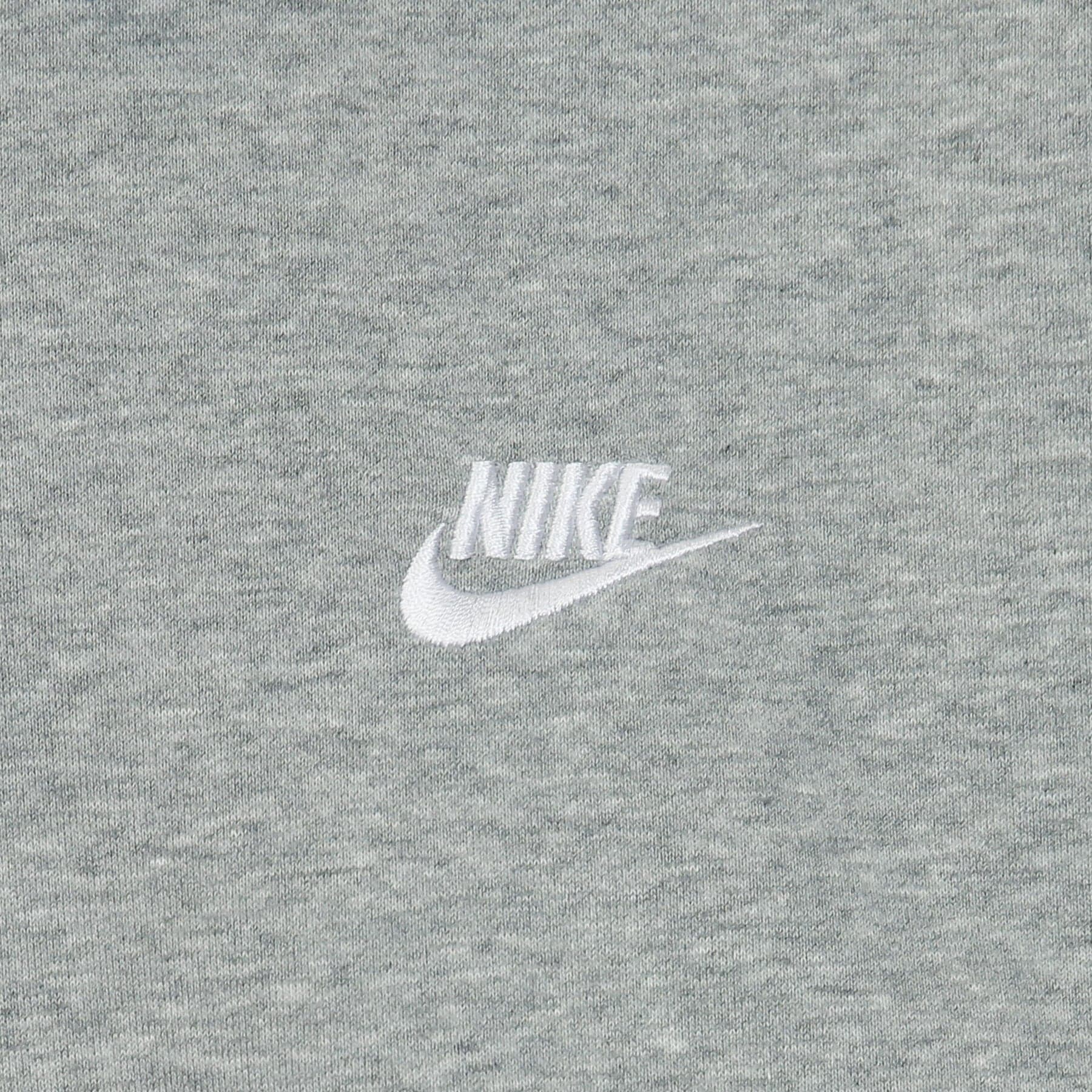 Nike Felpa Leggera Cappuccio Uomo Sportswear Club Hoodie Dk Grey Heather/matte Silver/white da uomo in Felpe con cappuccio Drestige - Casamassima, commercioVirtuoso.it