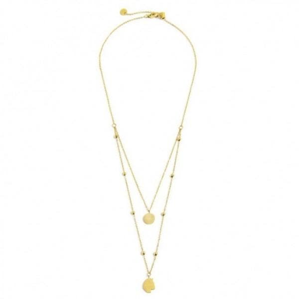 Marlù COLLANA DOPPIA CATENA CON PENDENTE UNICORNO PVD ORO in Collane Alba Gioielli - Casoria, commercioVirtuoso.it