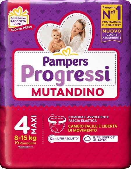Pampers prog mut cp tg4 m 19pz in Pannolini per bambini Clubfarma - Melilli, commercioVirtuoso.it