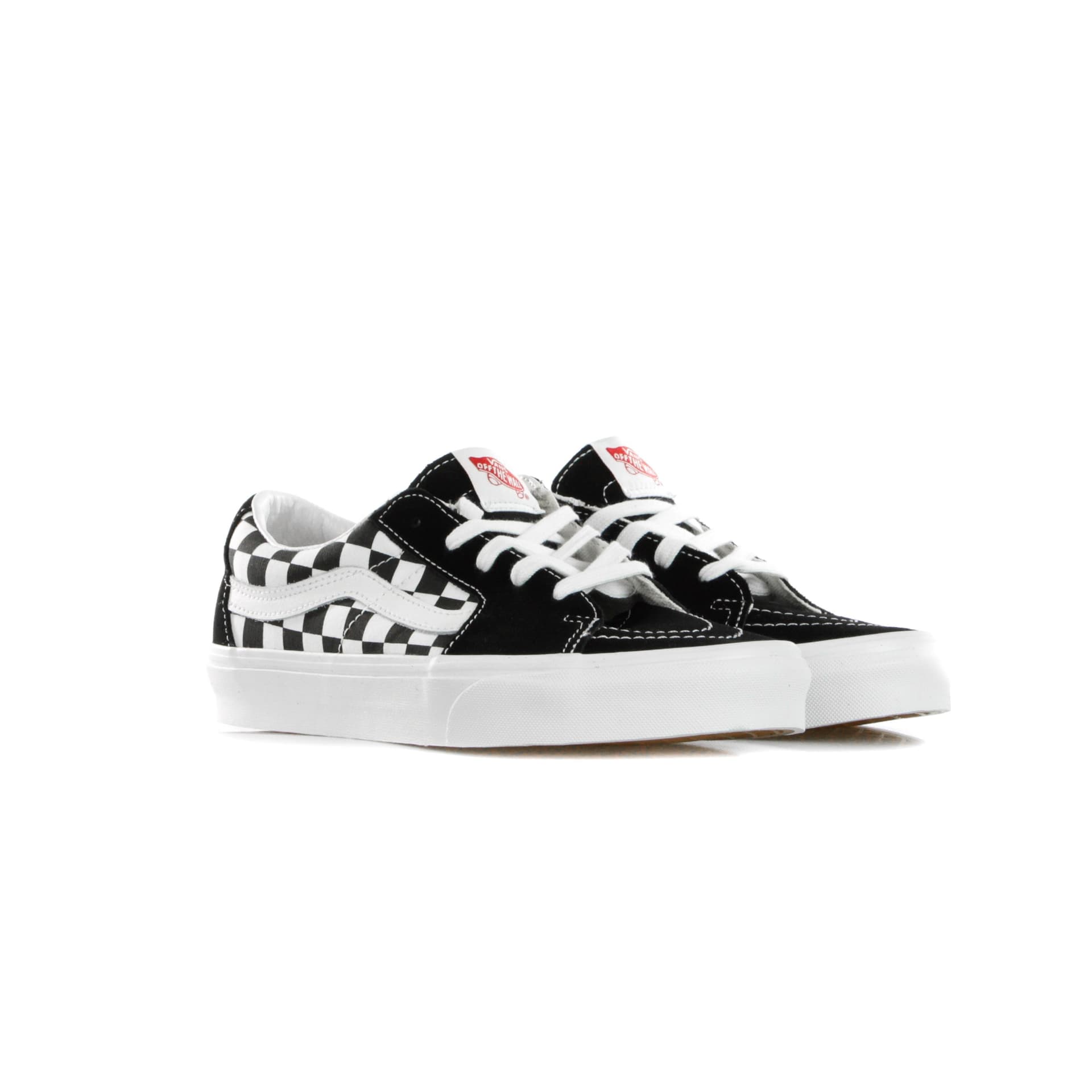 VANS Scarpa Bassa Uomo Sk8-low (canvas/suede) Black/checkerboard da uomo in Sneaker casual Drestige - Casamassima, commercioVirtuoso.it