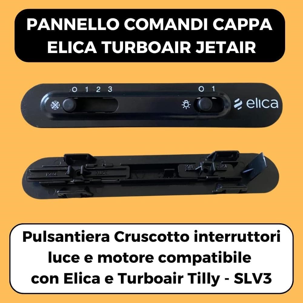 CRUSCOTTO PANNELLO COMANDI CAPPA ELICA Turboair Tilly - SLV3 155X23 mm - pz 1 in prodotto EuroStore07 - Alatri, commercioVirtuoso.it