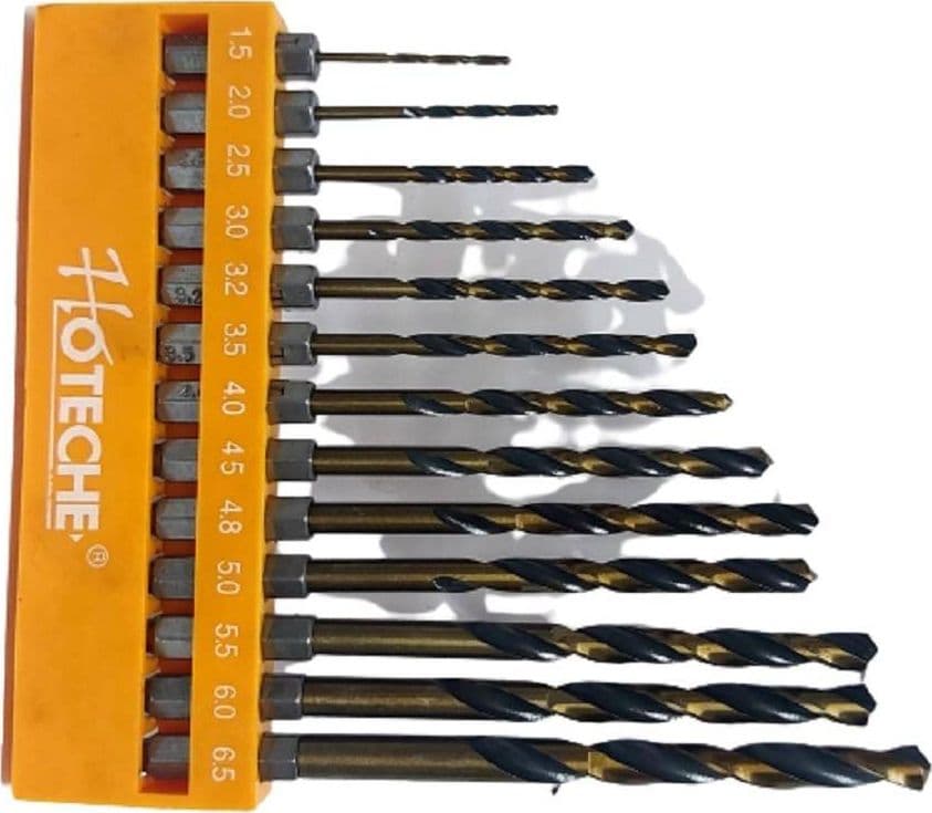 SET 13 PUNTE ESAGONALE TRAPANO AVVITATORE INSERTI TITANIO ATTACCO 1/4" 1,5-6,5MM in Set punte per trapani Trade Shop italia - Napoli, commercioVirtuoso.it