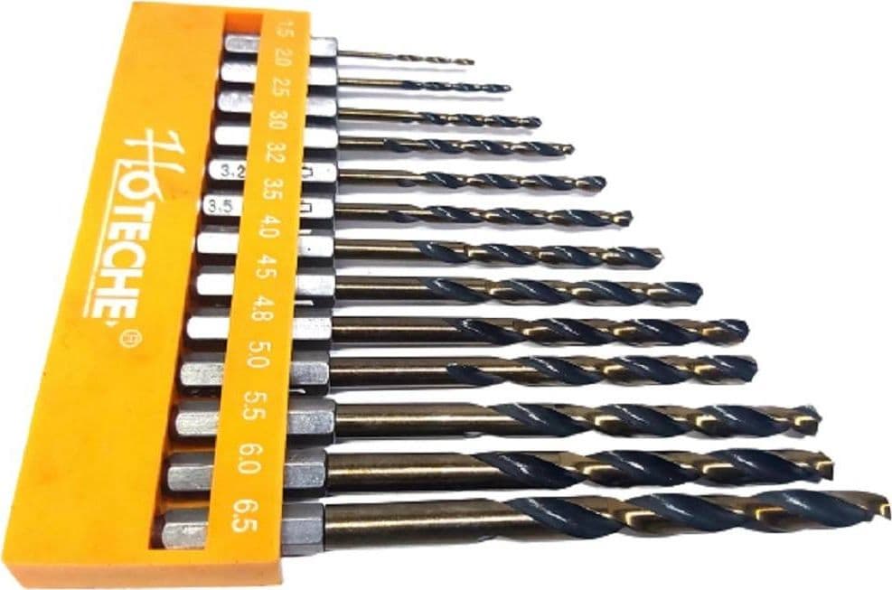 SET 13 PUNTE ESAGONALE TRAPANO AVVITATORE INSERTI TITANIO ATTACCO 1/4" 1,5-6,5MM in Set punte per trapani Trade Shop italia - Napoli, commercioVirtuoso.it