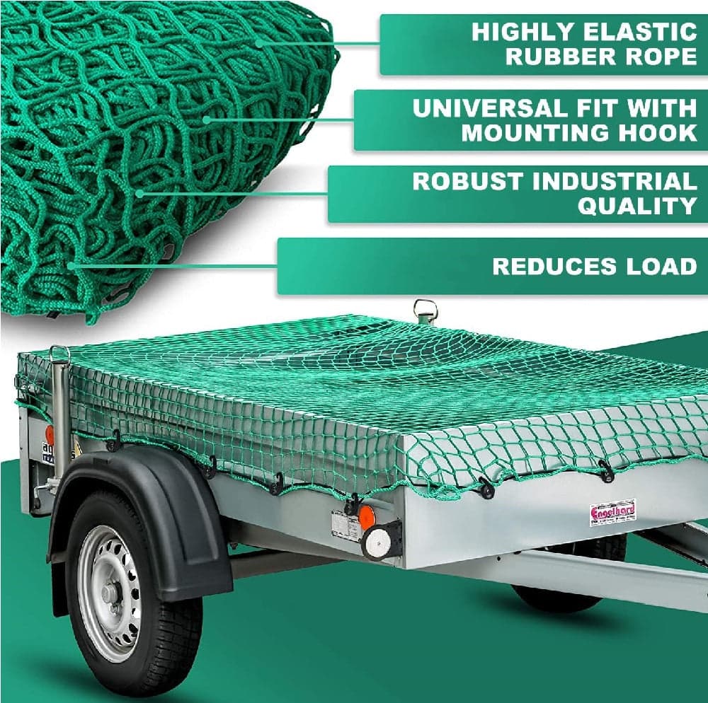 Rete di Sicurezza Rimorchio Auto 150x220 cm Elastica con Borsa Trasporto Inclusa in Coperture per rimorchi Danyx - Casoria, commercioVirtuoso.it