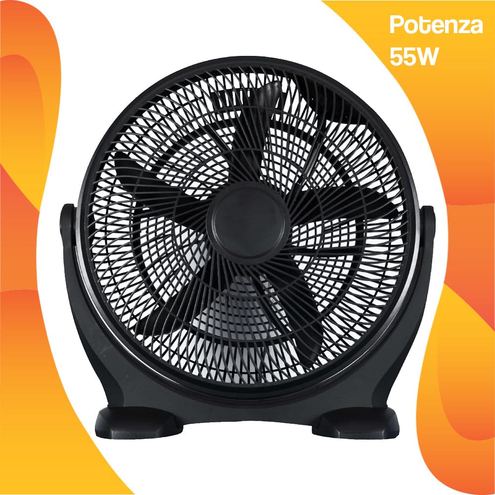 Ventilatore da Tavolo Pavimento Nero 40 cm Potenza 44 Watt Oscillante Silenzioso in Ventilatori da soffitto Esplodia - Napoli, commercioVirtuoso.it