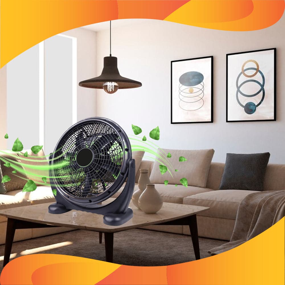 Ventilatore da Tavolo Pavimento Nero 40 cm Potenza 44 Watt Oscillante Silenzioso in Ventilatori da soffitto Esplodia - Napoli, commercioVirtuoso.it