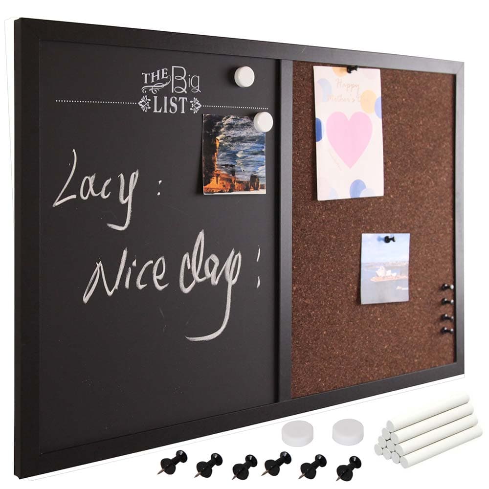 Bacheca Memo Lavagna Magnetica e Sughero Combinata 60x40cm con Accessori inclusi in Lavagne magnetiche Danyx - Casoria, commercioVirtuoso.it