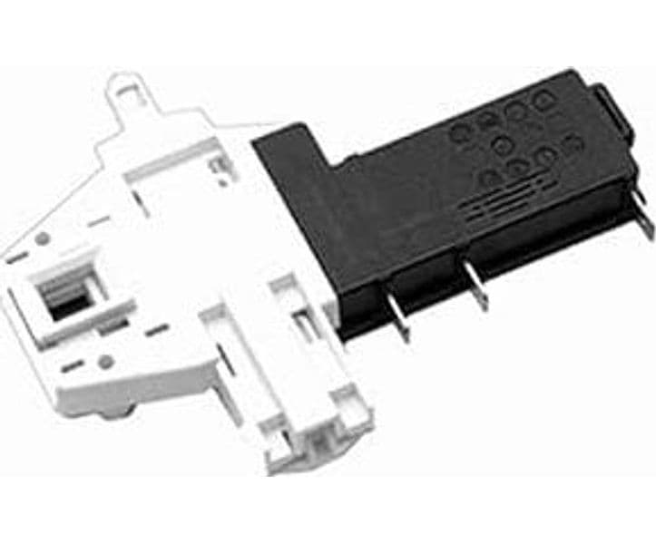 ELETTROSERRATURA BLOCCOPORTA PER LAVATRICE CANDY - HOOVER 90483702 in prodotto EuroStore07 - Alatri, commercioVirtuoso.it