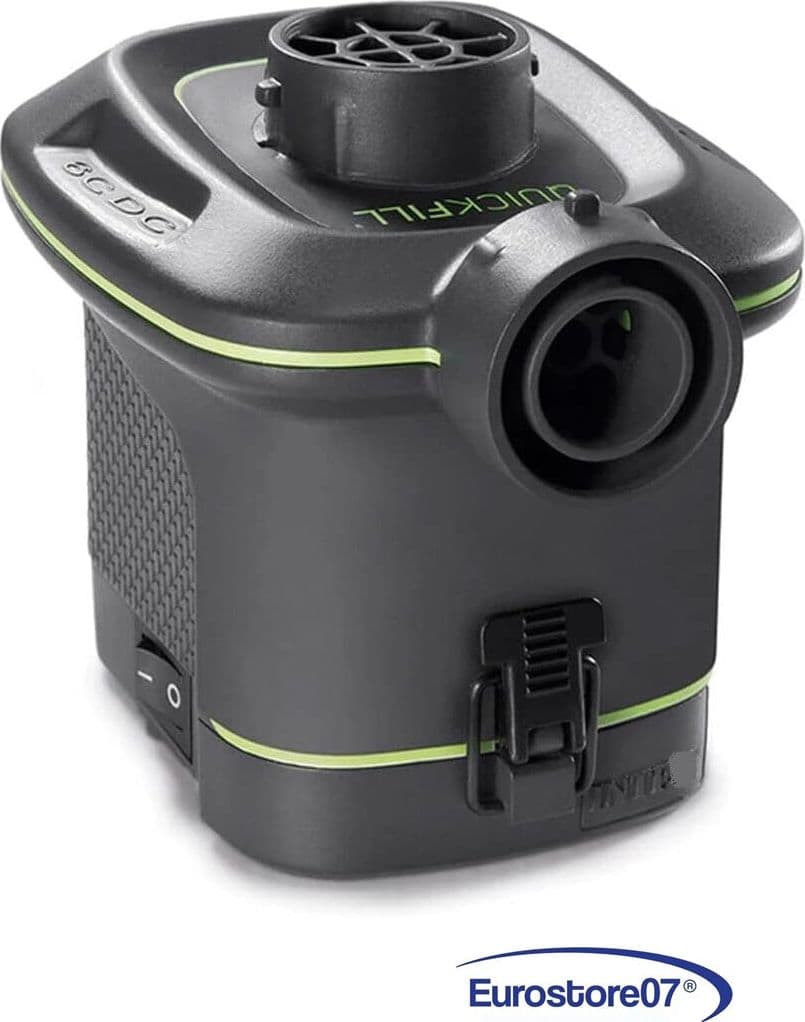 POMPA ELETTRICA DA GONFIAGGIO 220 VOLT INTEX 66640 PISCINA MATERASSO FER 156912 in prodotto EuroStore07 - Alatri, commercioVirtuoso.it