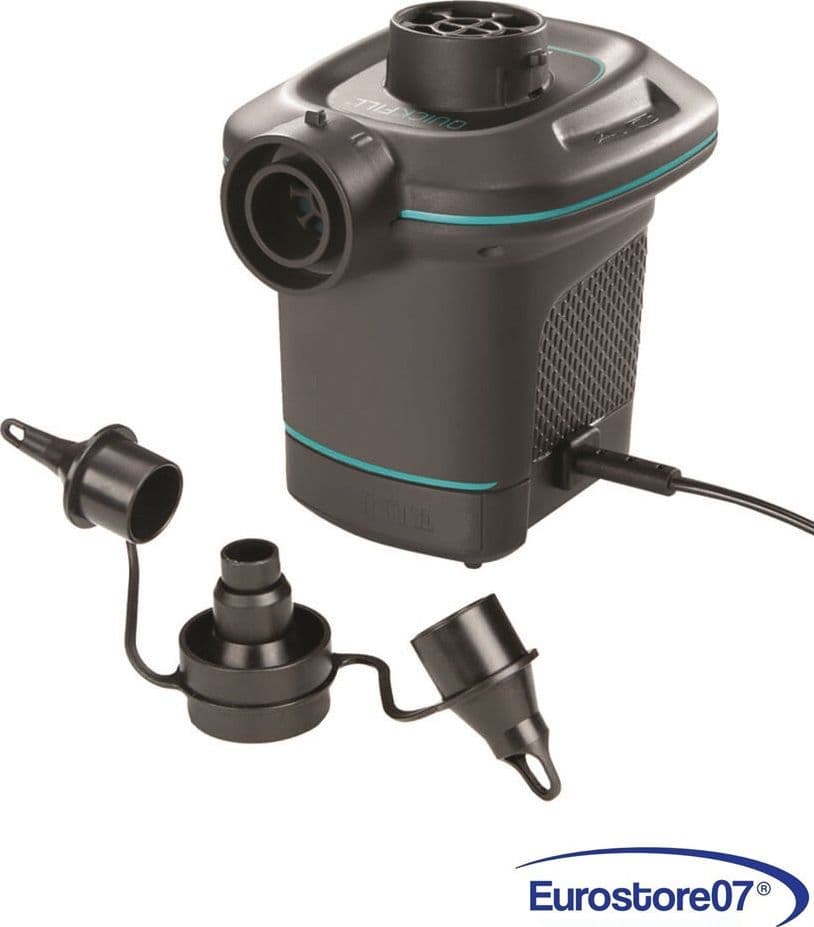 POMPA ELETTRICA DA GONFIAGGIO 220 VOLT INTEX 66640 PISCINA MATERASSO FER 156912 in prodotto EuroStore07 - Alatri, commercioVirtuoso.it