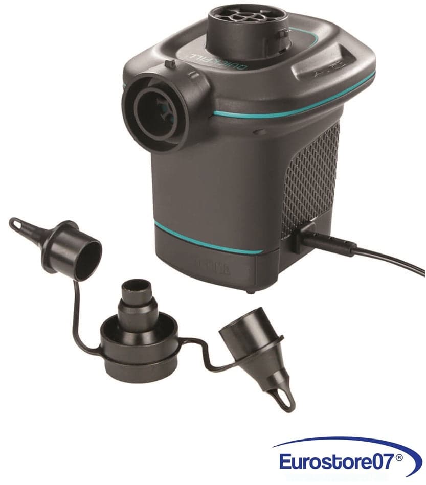 POMPA ELETTRICA DA GONFIAGGIO 220 VOLT INTEX 66640 PISCINA MATERASSO FER 156912 in prodotto EuroStore07 - Alatri, commercioVirtuoso.it